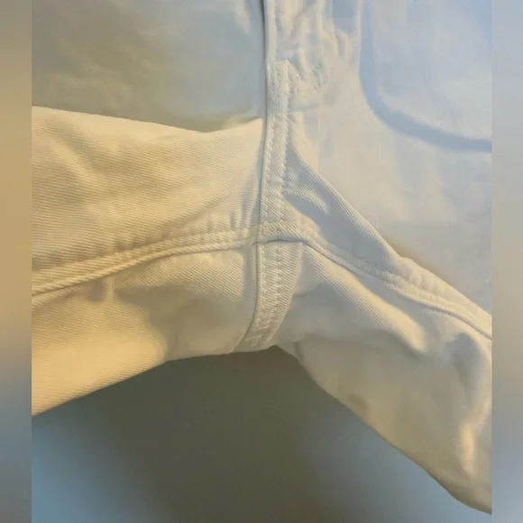 American Eagle 8” Dreamy Drape Stretch Low-Rise Baggy Jort, white, size 8 - Picture 8 of 9